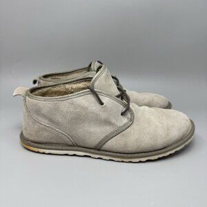UGG Australia 1016680 Maksim Chukka Desert Gray Suede Bootie Shoes Mens Size 9